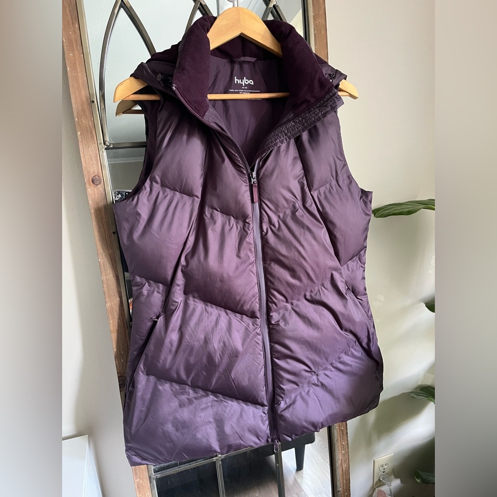 Women's Purple Puffer Vest - Hyba